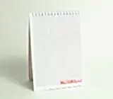 Блокнот фирменный А5 (блок печать ризографическая, 2 цвета - black и bright red)