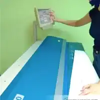 Процесс настройки широкоформатного копира