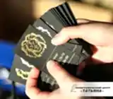 Визитки с матовой фольгой