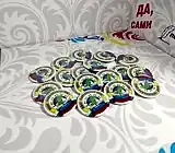 Значки закатные