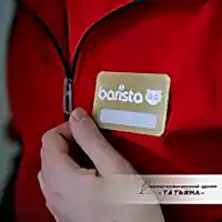 Бейдж металлический